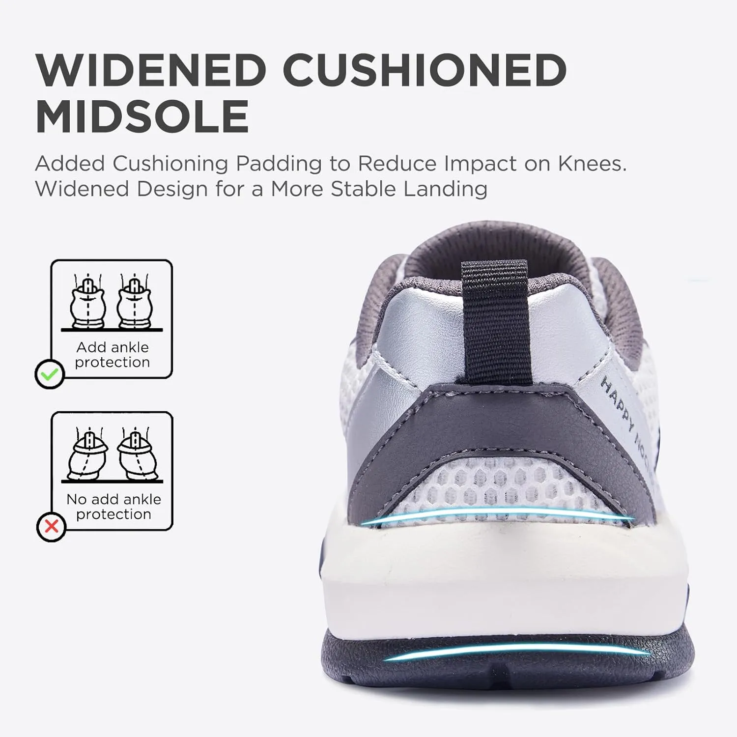 Kids Sneakers for Boys and Girls, No Tie Shoelaces Lightweight Kids Shoes, Breathable Running Tennis Sport Athletic Shoes for Toddler
