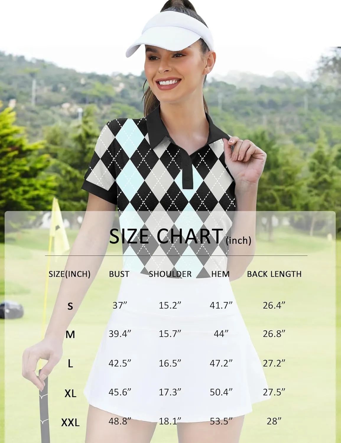 LOMON Womens Golf Polo Shirts Short Sleeve Collared Tops Lightweight Moisture Wicking Tennis Activewear S-XXL