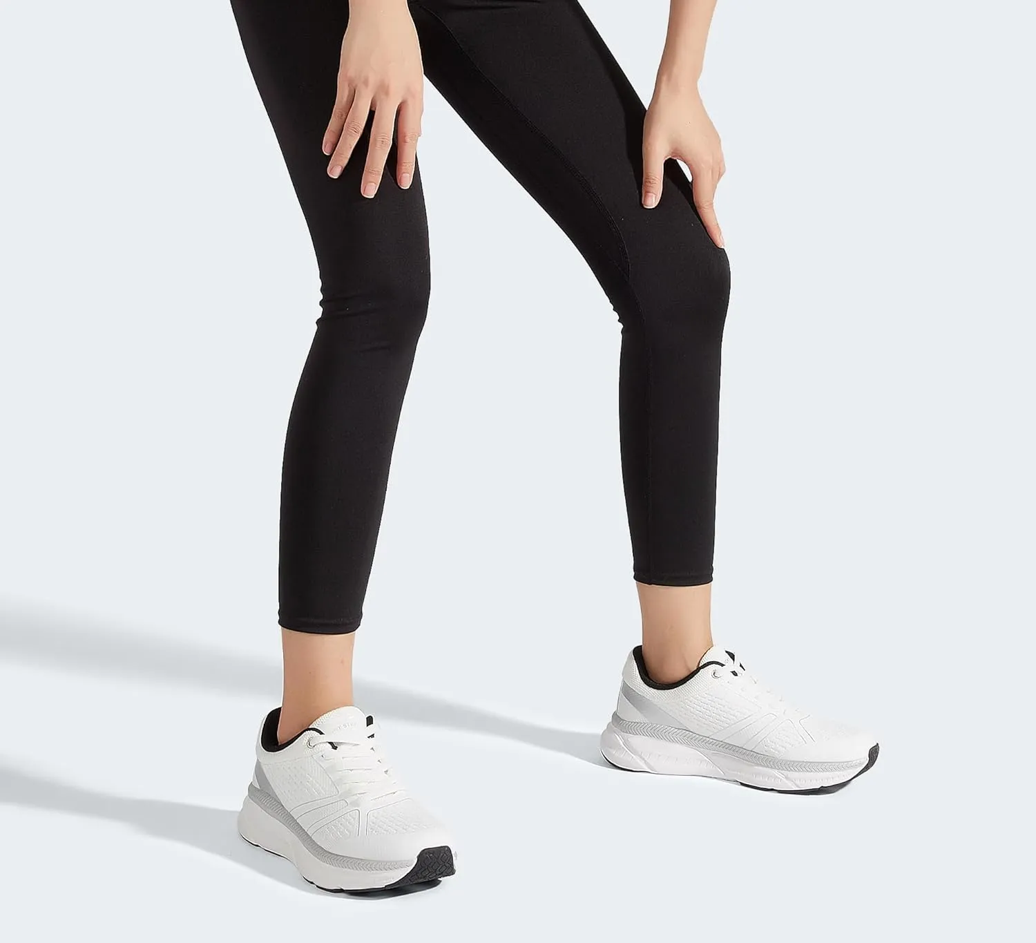 LUCKY STEP Women Walking Running Shoes Comfortable Hiking Shoes Breathable Non Slip Chunky Tennis Cross Training Workout Athletic Gym Sneakers