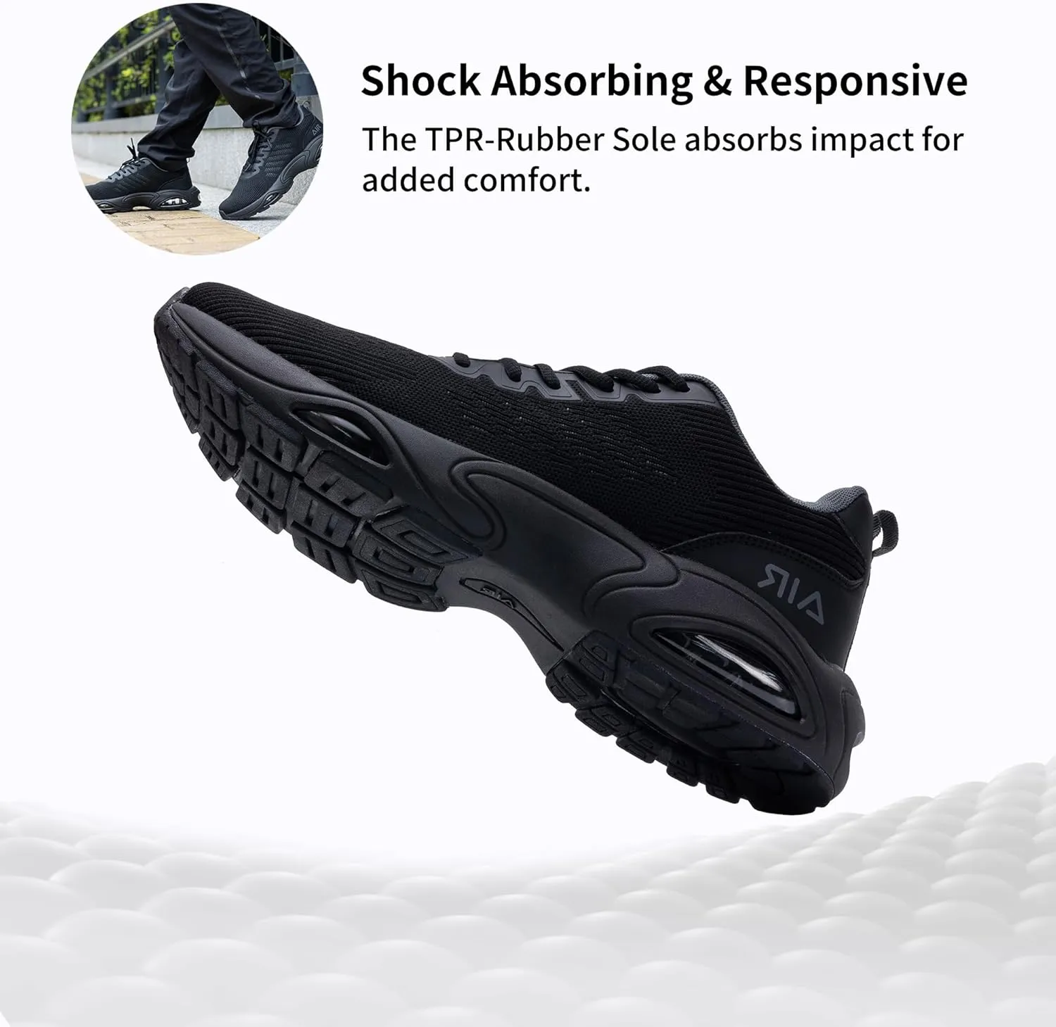 MAFEKE Running Shoes for Men Air Tennis Walking Sneakers Athletic Gym Comfortable Non Slip Workout Cross Training Breathable Fashion Shoe Size 7-13