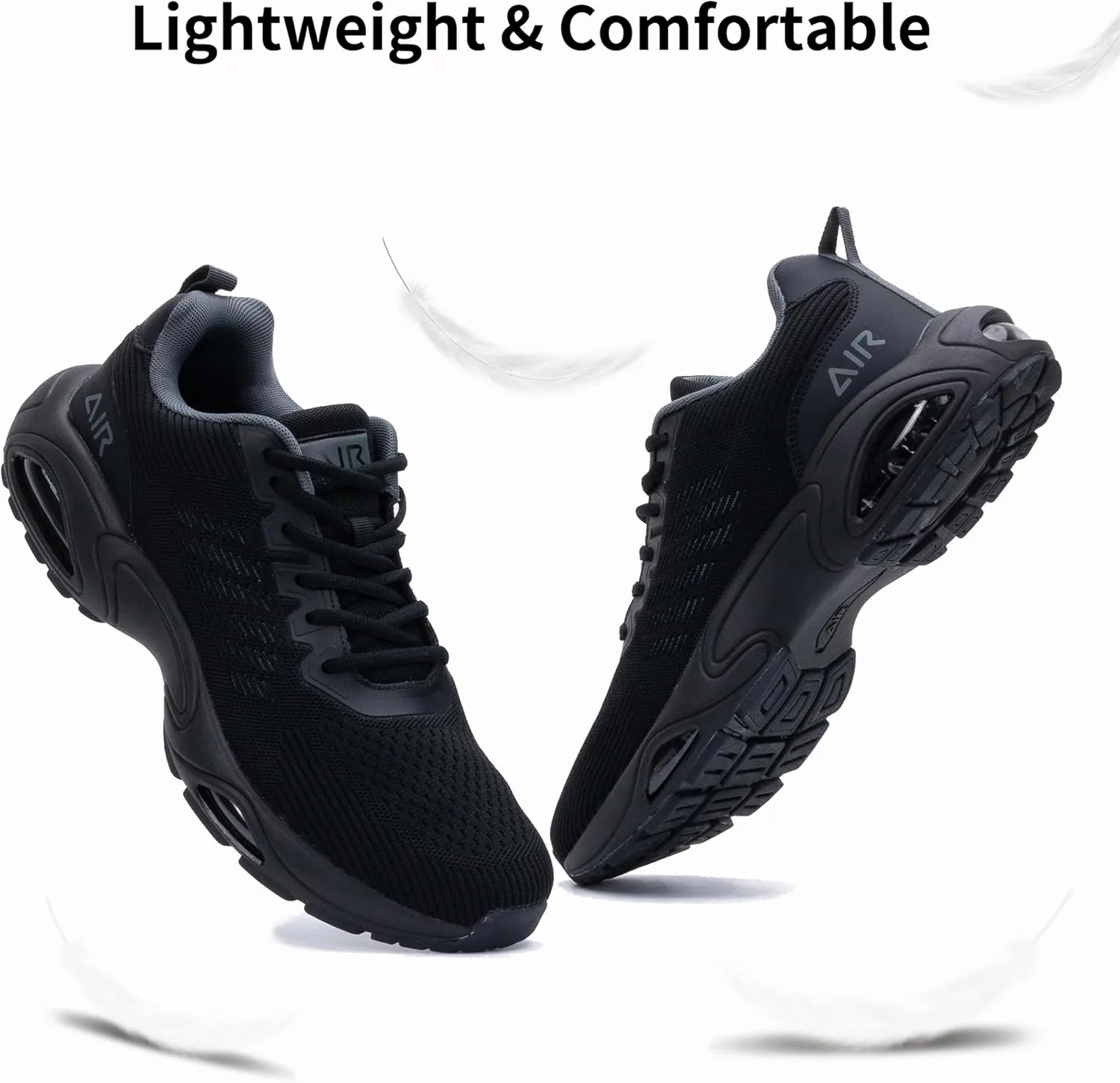 MAFEKE Running Shoes for Men Air Tennis Walking Sneakers Athletic Gym Comfortable Non Slip Workout Cross Training Breathable Fashion Shoe Size 7-13