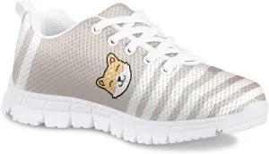 MARSVOVO Sneakers for Kids Girls Flexible Athletic Lightweight Breathable Lace-up First Shoes for Walking Boy Girl Most Comfortable Classic Printed Casual Fashion Non Slip Sport Girl Running Shoes