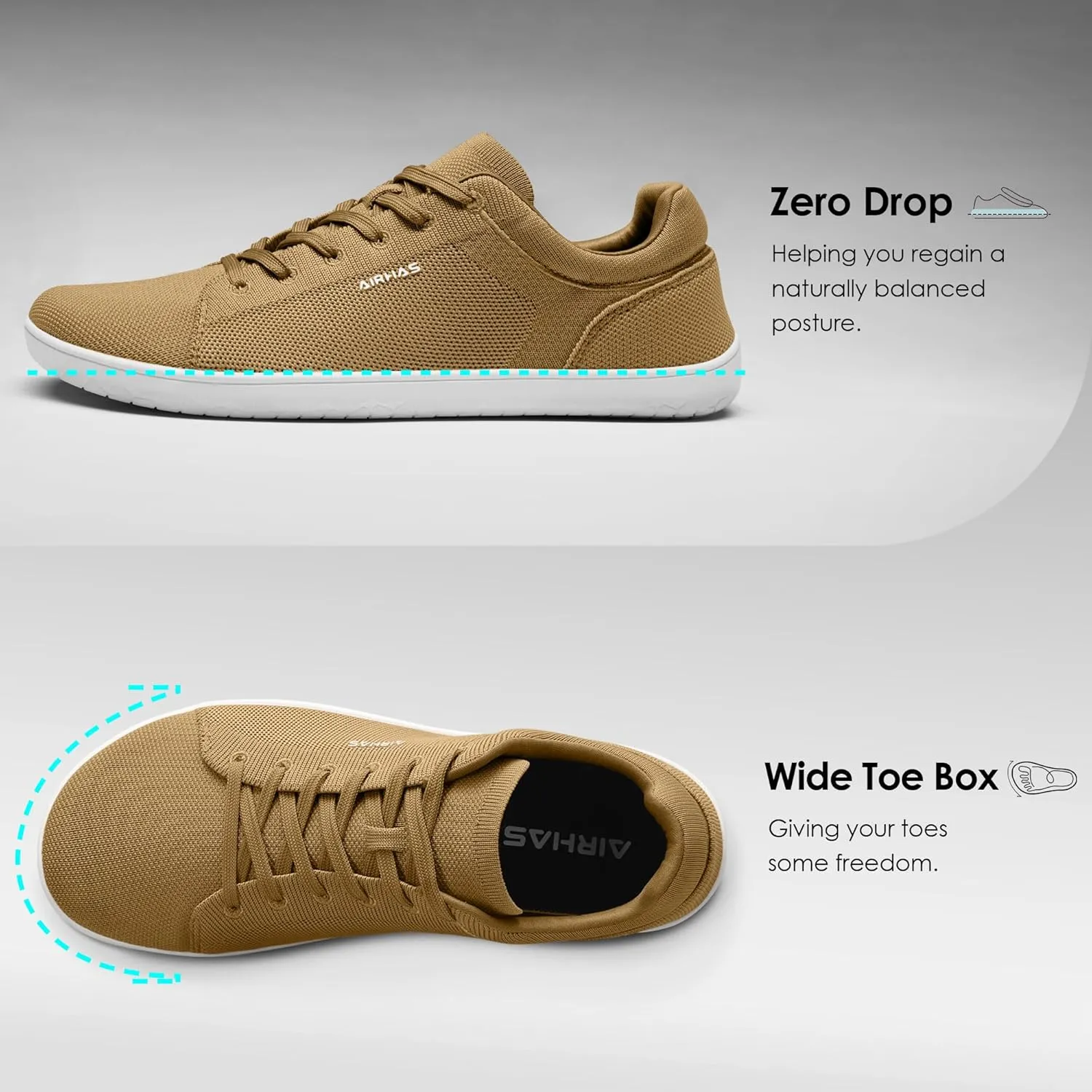 Mens Barefoot Shoes Lightweight Walking Shoes Wide Toe Box Flexible Zero Drop Sneakers for Men Summer Minimalist Casual Shoes
