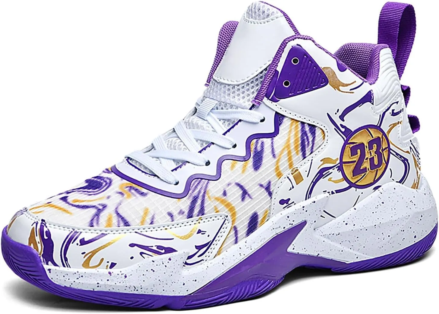 Men's Basketball Shoes Fashion Printed Sneakers