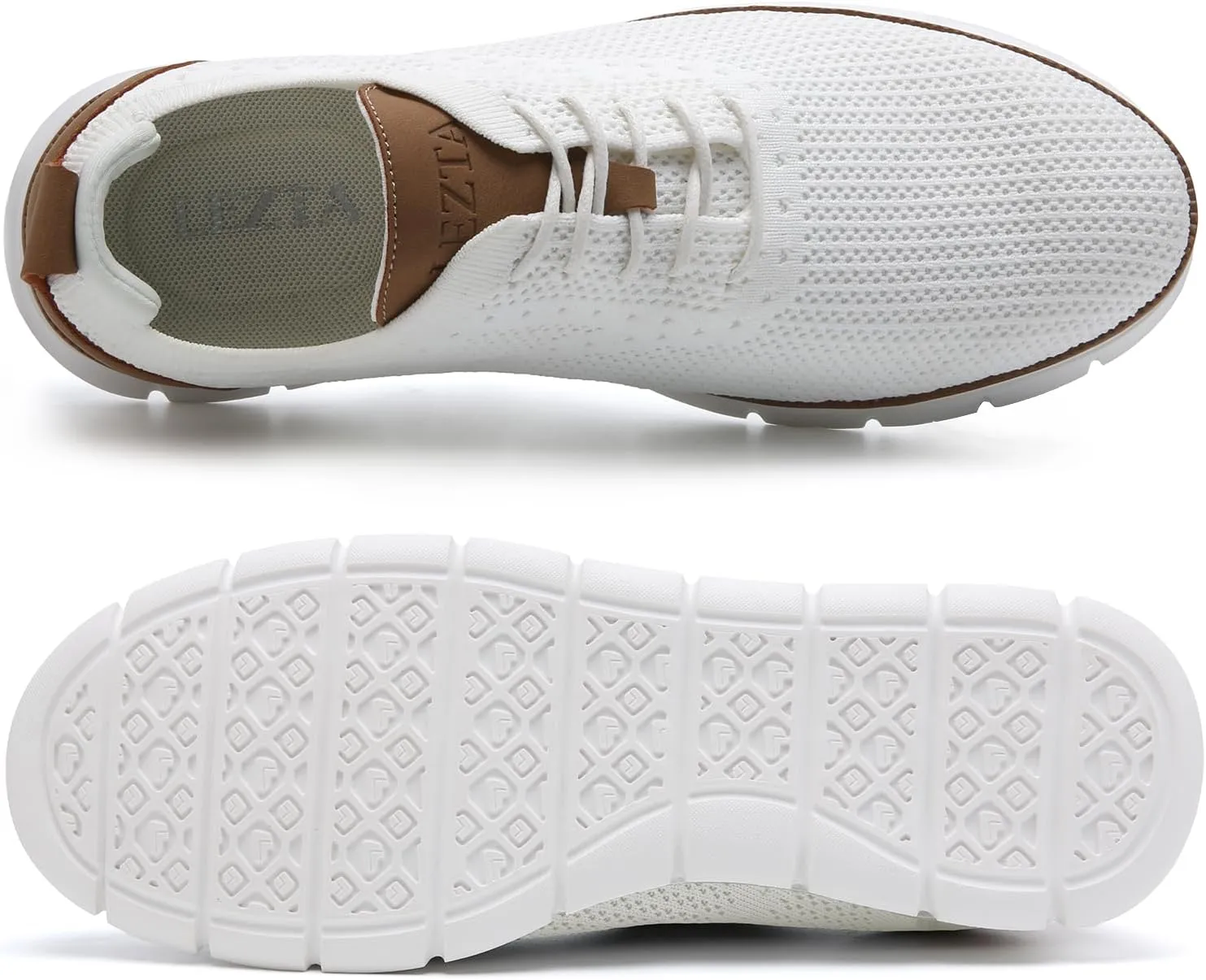 Men's Casual Dress Oxfords Sneakers Business Mesh Breathable Lightweight Walking Shoes Tennis Comfortable