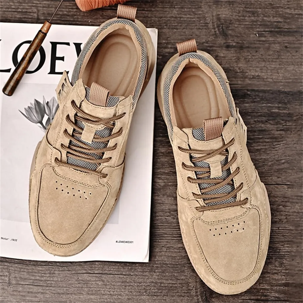 Mens Leather Casual Shoes Handmade Fashion Sneakers Loafers Lightweight Dress Walking Driving Shoes for Men