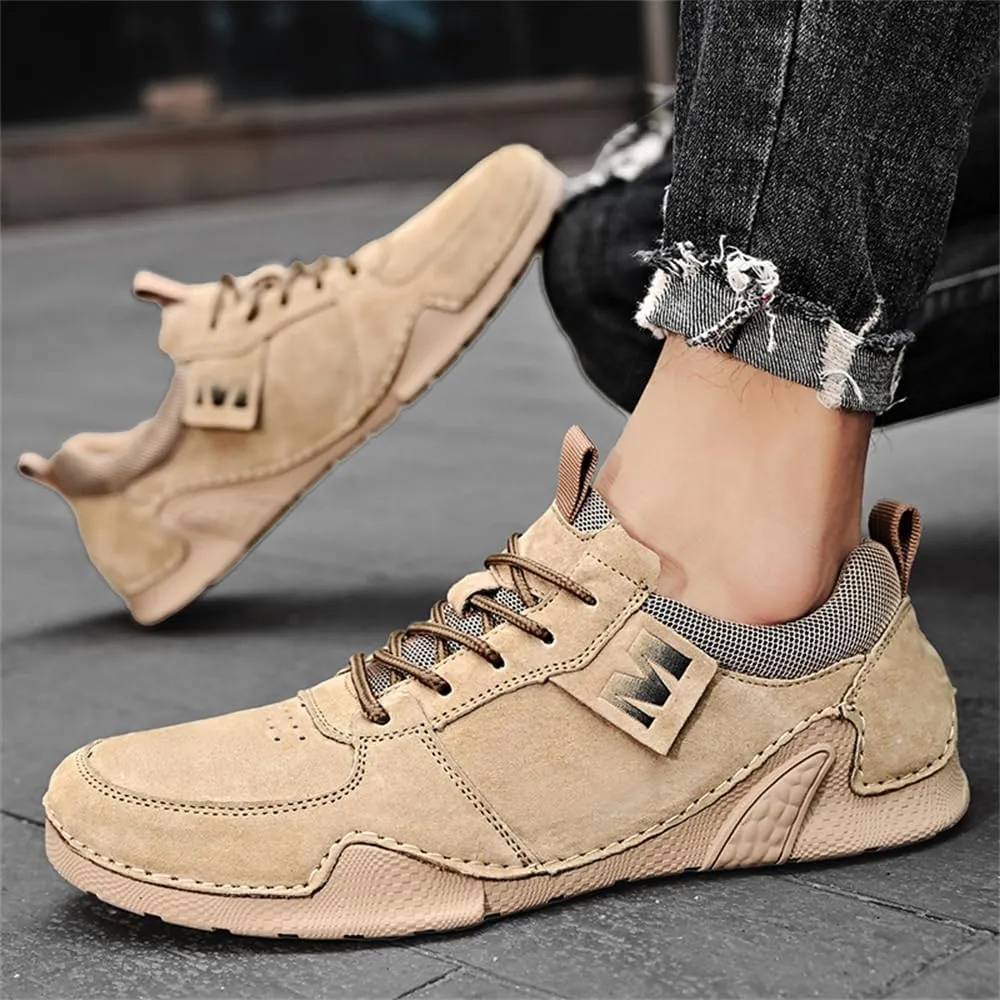 Mens Leather Casual Shoes Handmade Fashion Sneakers Loafers Lightweight Dress Walking Driving Shoes for Men