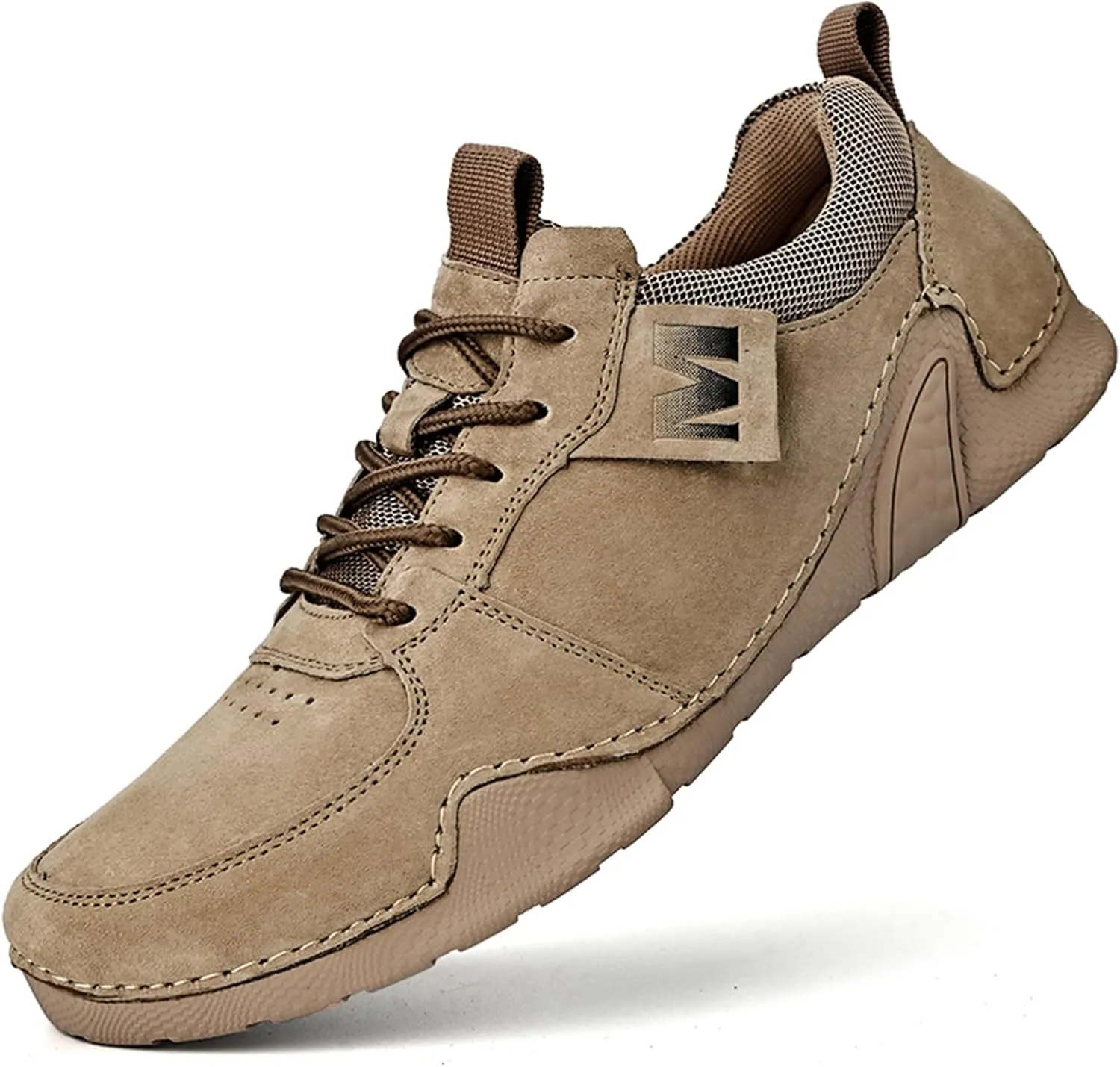 Mens Leather Casual Shoes Handmade Fashion Sneakers Loafers Lightweight Dress Walking Driving Shoes for Men