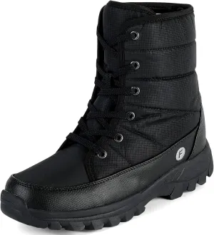 Men's Warm Winter Snow Boots Unisex Shoes Outdoor Anti-Slip Lightweight Cold Weather Boots
