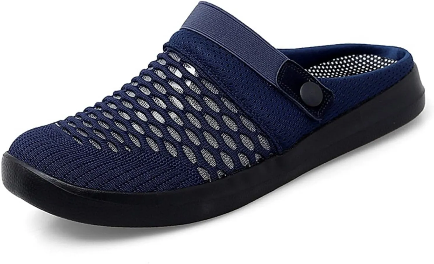 Mens Womens Mules & Clogs Garden Shoes Breathable Mesh Walking Mules Sneakers Open Back Slip On Shoes Non-Slip Outdoor Beach Sandals Unisex