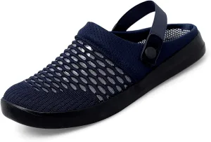 Mens Womens Mules & Clogs Garden Shoes Breathable Mesh Walking Mules Sneakers Open Back Slip On Shoes Non-Slip Outdoor Beach Sandals Unisex