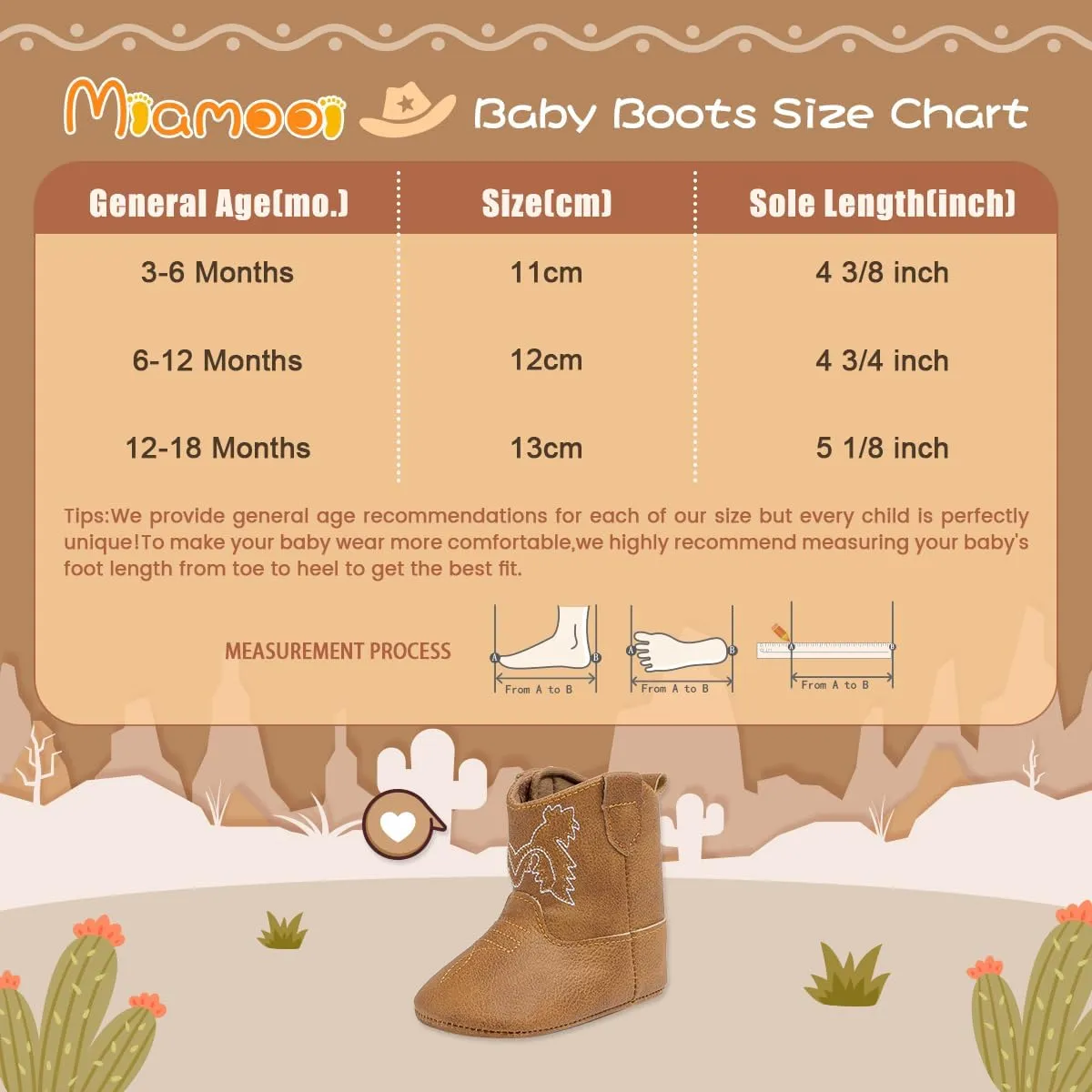 Miamooi Infant Baby Boys Girls Booties Newborn Cozy Fleece Warm Winter Boots Toddler Non-Slip Lace Up First Walking Shoes