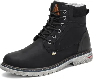 Mishansha Winter Boots for Men Women Waterproof Snow Boots Warm Lined Non Slip Hiking Boot
