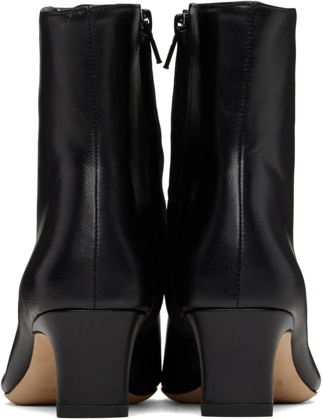 MOOMMO Women Low Chunky Heel Ankle Boots Square Toe Side Zipper Sock Booties Matte Comfy 2 Inch Thick Heel Dress Short Boots Closed Toe Mid Calf Stretch Chic Office Party Winter 4-11 M US