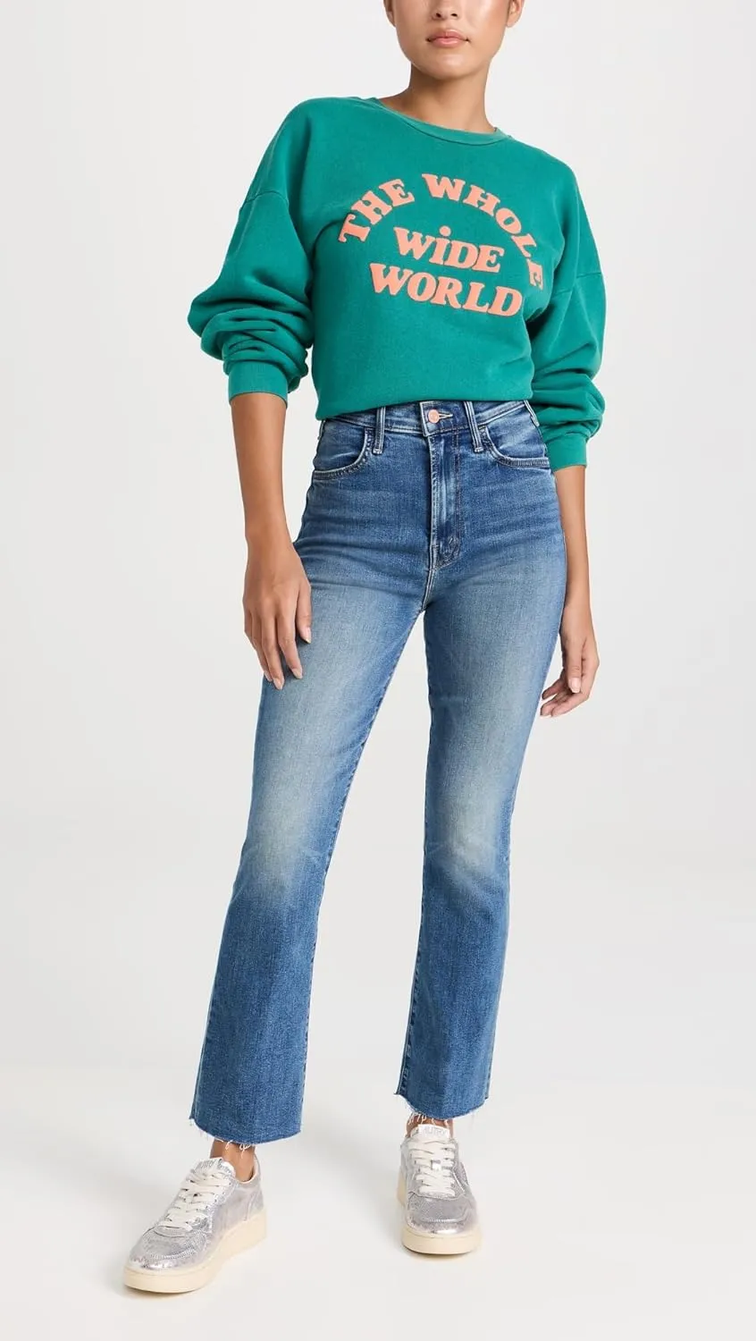 MOTHER Women's The Hustler Ankle Fray Jeans