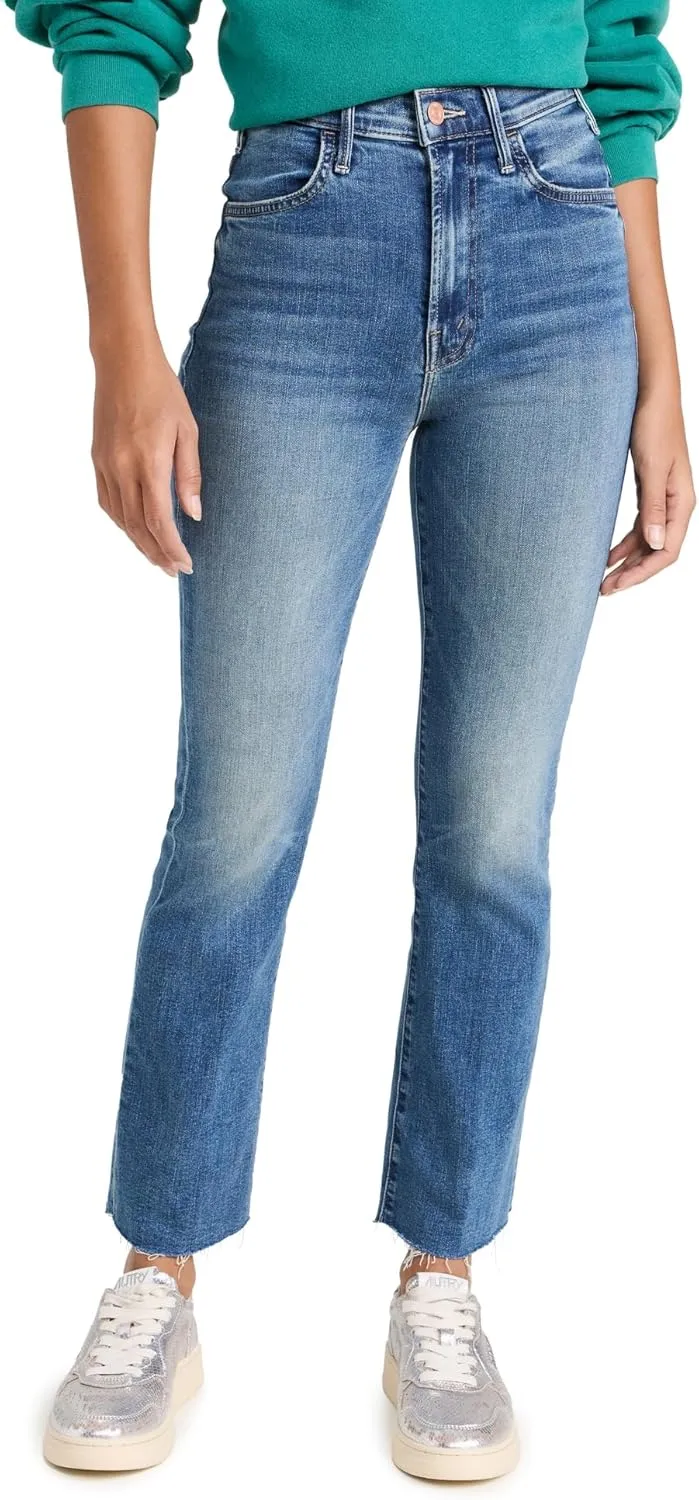 MOTHER Women's The Hustler Ankle Fray Jeans