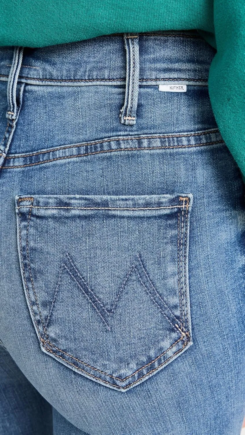 MOTHER Women's The Hustler Ankle Fray Jeans