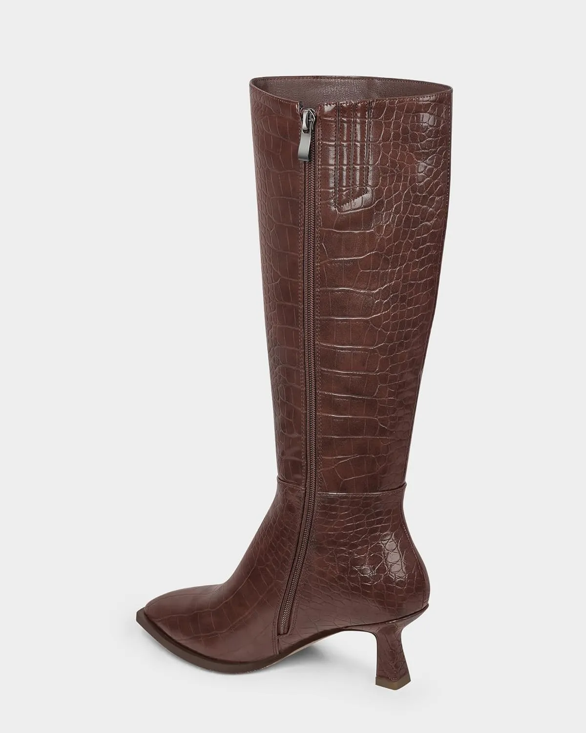 MUCCCUTE Knee High Boots for Women Tall Boots Kitten Heel Pointed Toe Slip On Comfort Fall Long Boots with Side Zipper Sexy Fashion