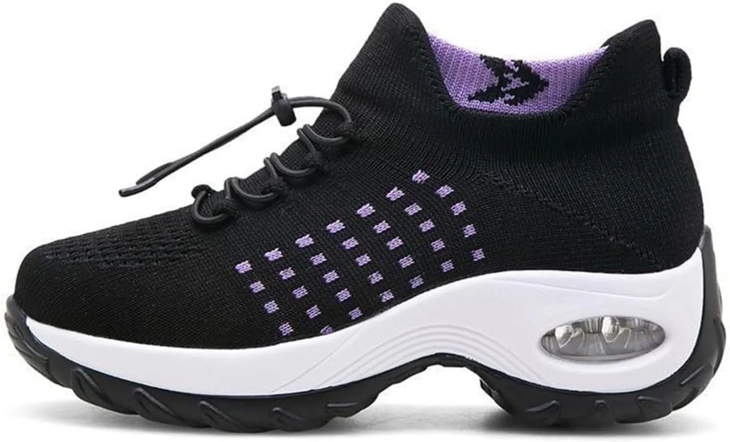 Orthopedic Shoes for Women Plantar Fasciitis,Breathable Walking Sneakers for Women,Slip on Trainers with Arch Support,Womens Air Cushion Sneakers Ortho Stretch Cushion Shoes