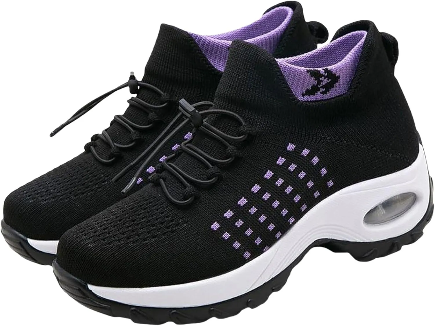 Orthopedic Shoes for Women Plantar Fasciitis,Breathable Walking Sneakers for Women,Slip on Trainers with Arch Support,Womens Air Cushion Sneakers Ortho Stretch Cushion Shoes