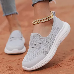 Orthopedic Shoes for Women,Women's Soft Sole Mesh Comfort Orthopedic Sneakers with Arch Support 2025 Comfortable Slip On Wide Diabetic Footwear Wide Width Summer Lightweight Mesh Knit Nurse Sneaker
