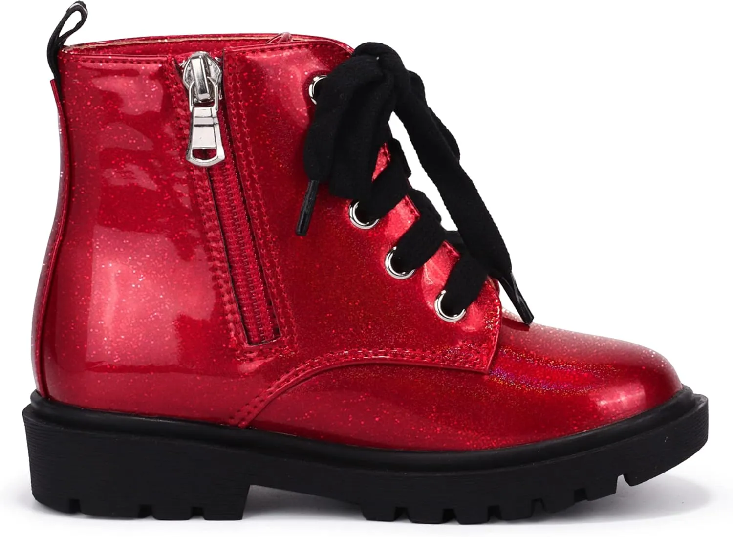PANDANINJIA Christina Boys Girls Short Ankle Boots Fashion Dress Booties Waterproof Combat Shoes with Zipper for Toddler Little Kid