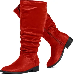 RF ROOM OF FASHION Women's WIDE CALF Slouchy Knee High Boots