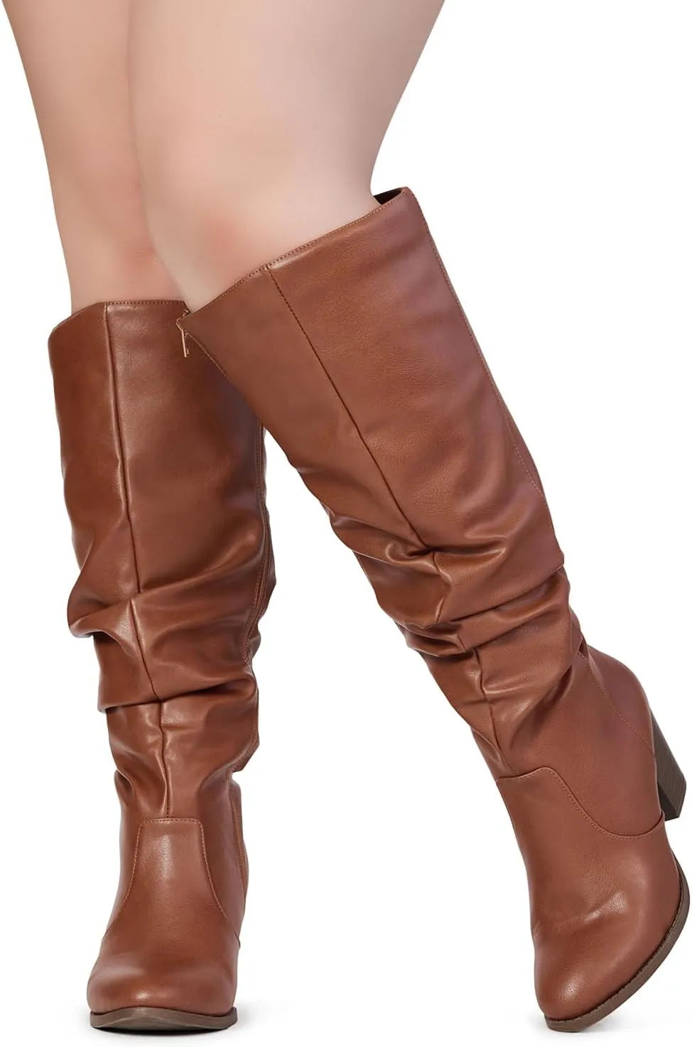 RF ROOM OF FASHION Women's WIDE CALF Slouchy Knee High Boots