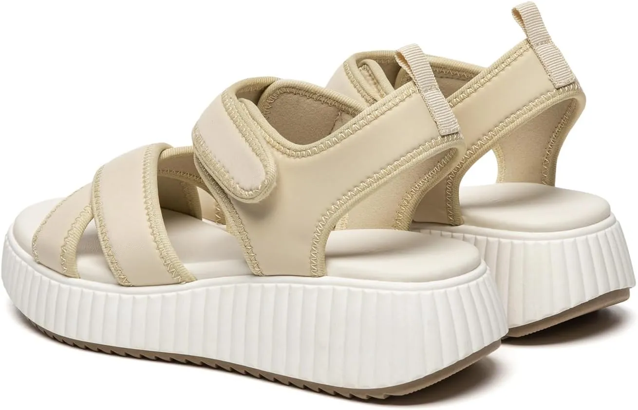 Rihero Women's Comfortable Platform Sport Sandals Open Toe Soft Adjustable Summer Beach Wedge Sandals