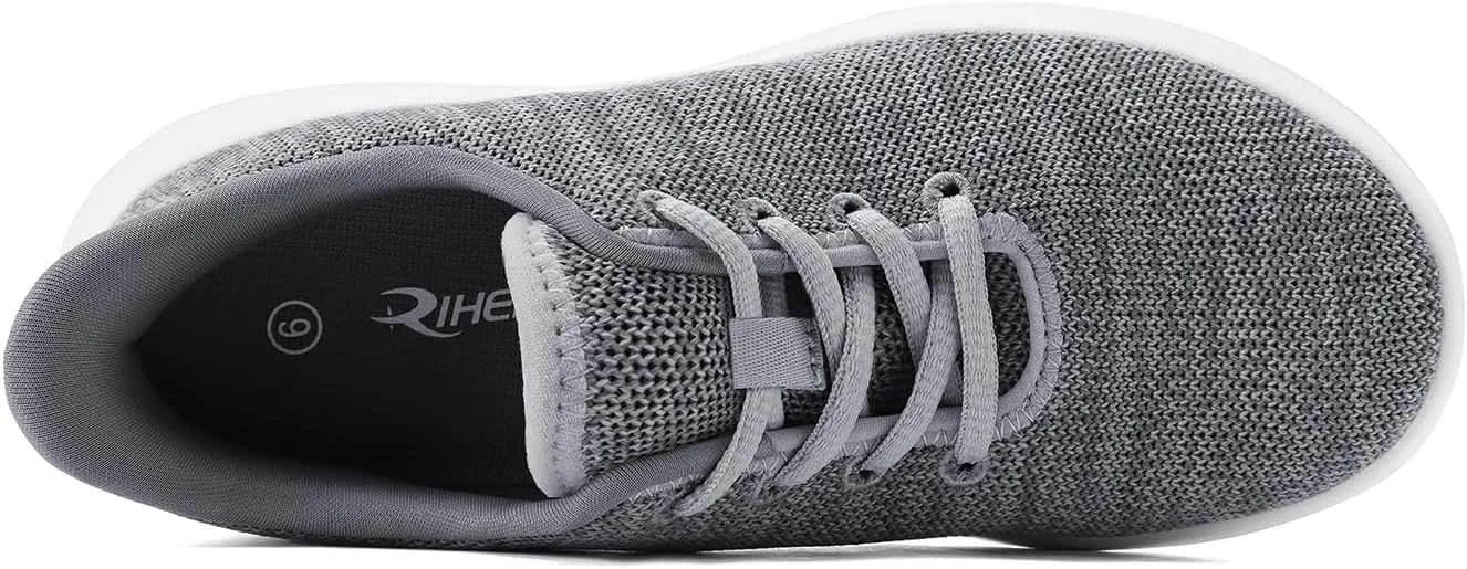 Rihero Womens Walking Shoes Athletic Tennis Running Shoes Non Slip Lightweight Gym Casual Sneakers