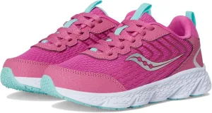 Saucony Wind 3.0 (Little Big Kid) Sneaker, Pink, 1.5 US Unisex