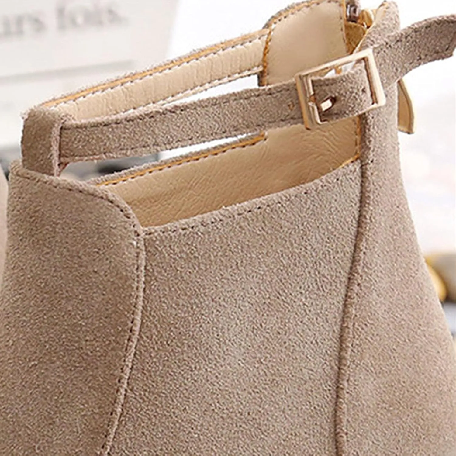SBGMoSJ Black Wedge Ankle Boots for Women White Ankle Boots Wide Foot Womens Brown Ankle Boots Comfortable Ankle Leather Cowboy Boots for Women Dark Brown Ankle Boot Women Comfort