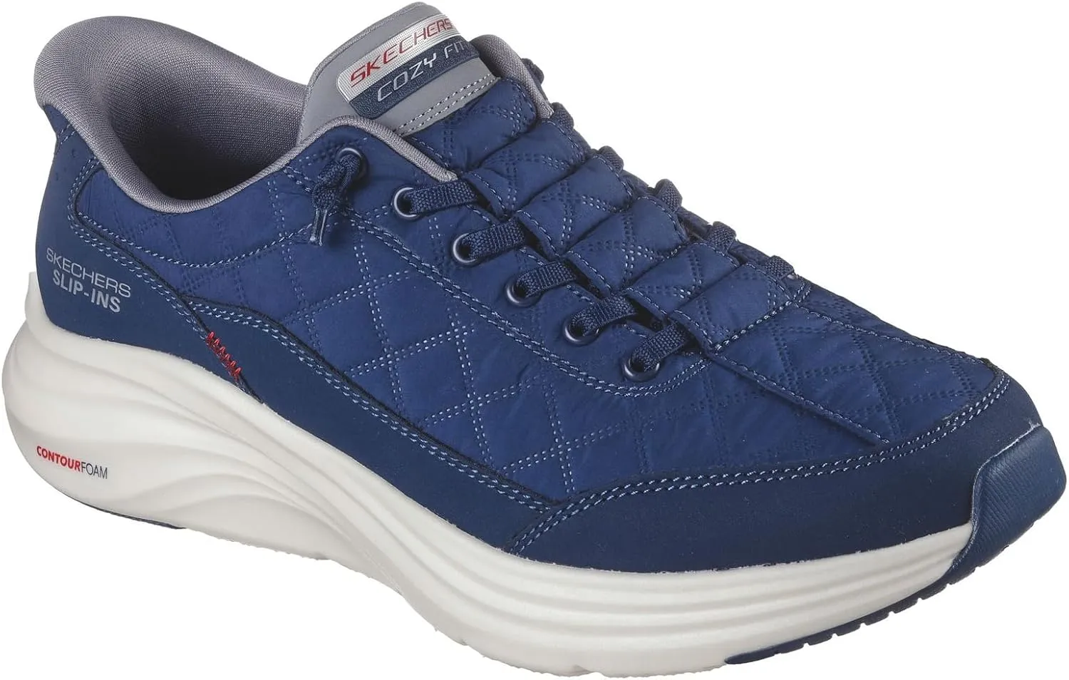 Skechers Men's Contour Foam Cozy Fit Hands Free Slip-in Sneaker