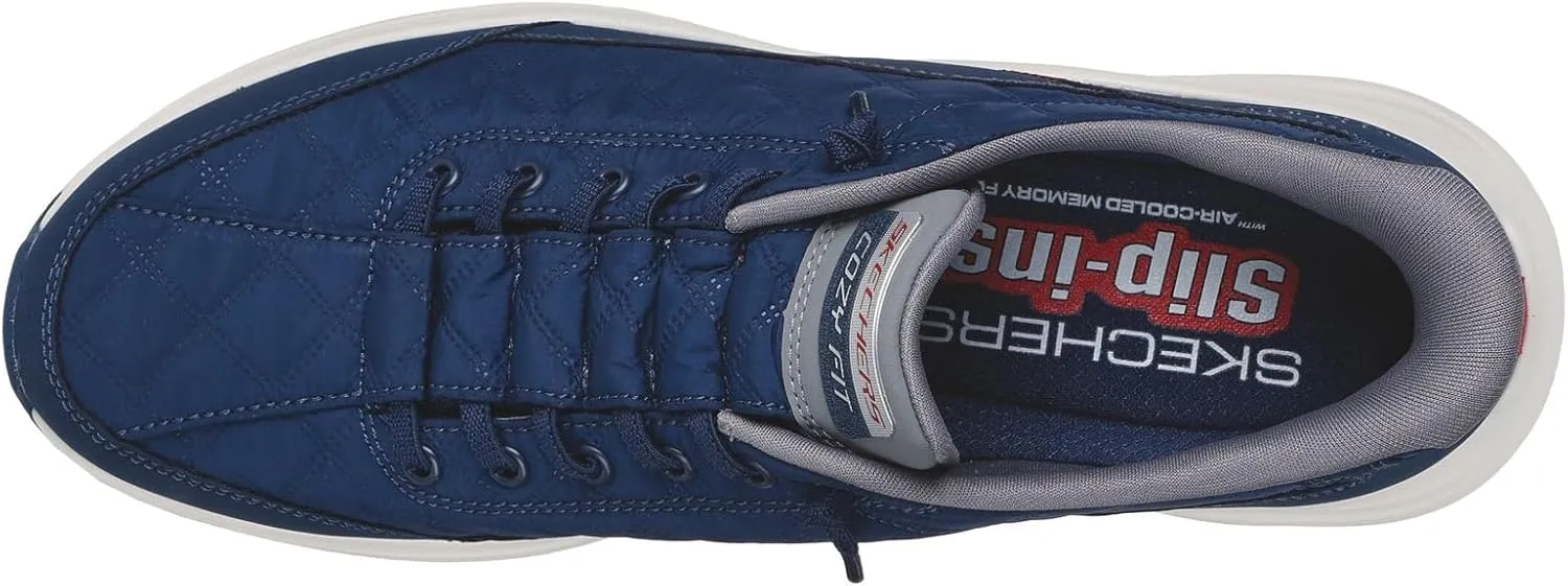 Skechers Men's Contour Foam Cozy Fit Hands Free Slip-in Sneaker