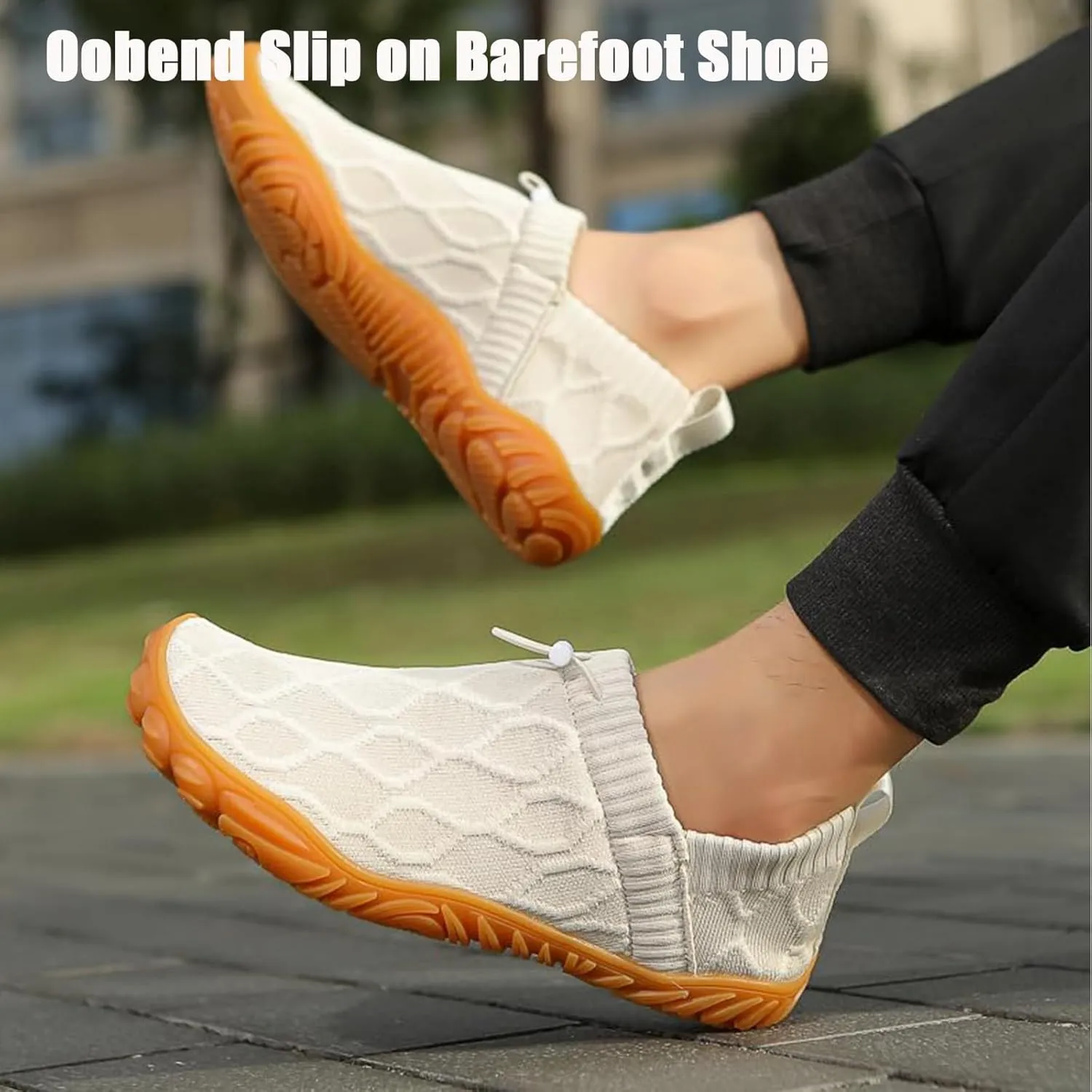 Slip On Barefoot Shoe for Men Women, Minimalist Comfortable Walking Barefoot Water Shoes Beach Outdoor Running Sneakers