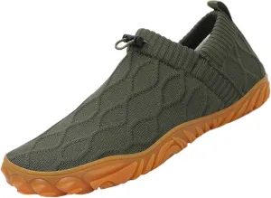 Slip On Barefoot Shoe for Men Women, Minimalist Comfortable Walking Barefoot Water Shoes Beach Outdoor Running Sneakers