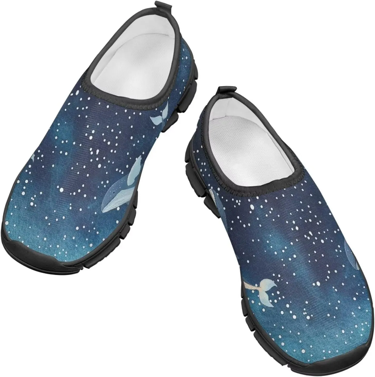 Slip On Walking Kids Sneakers Casual Loafers Non Slip Shoes Low Top Breathable Mesh Hiking Shoes Toddlers Black US 11-15