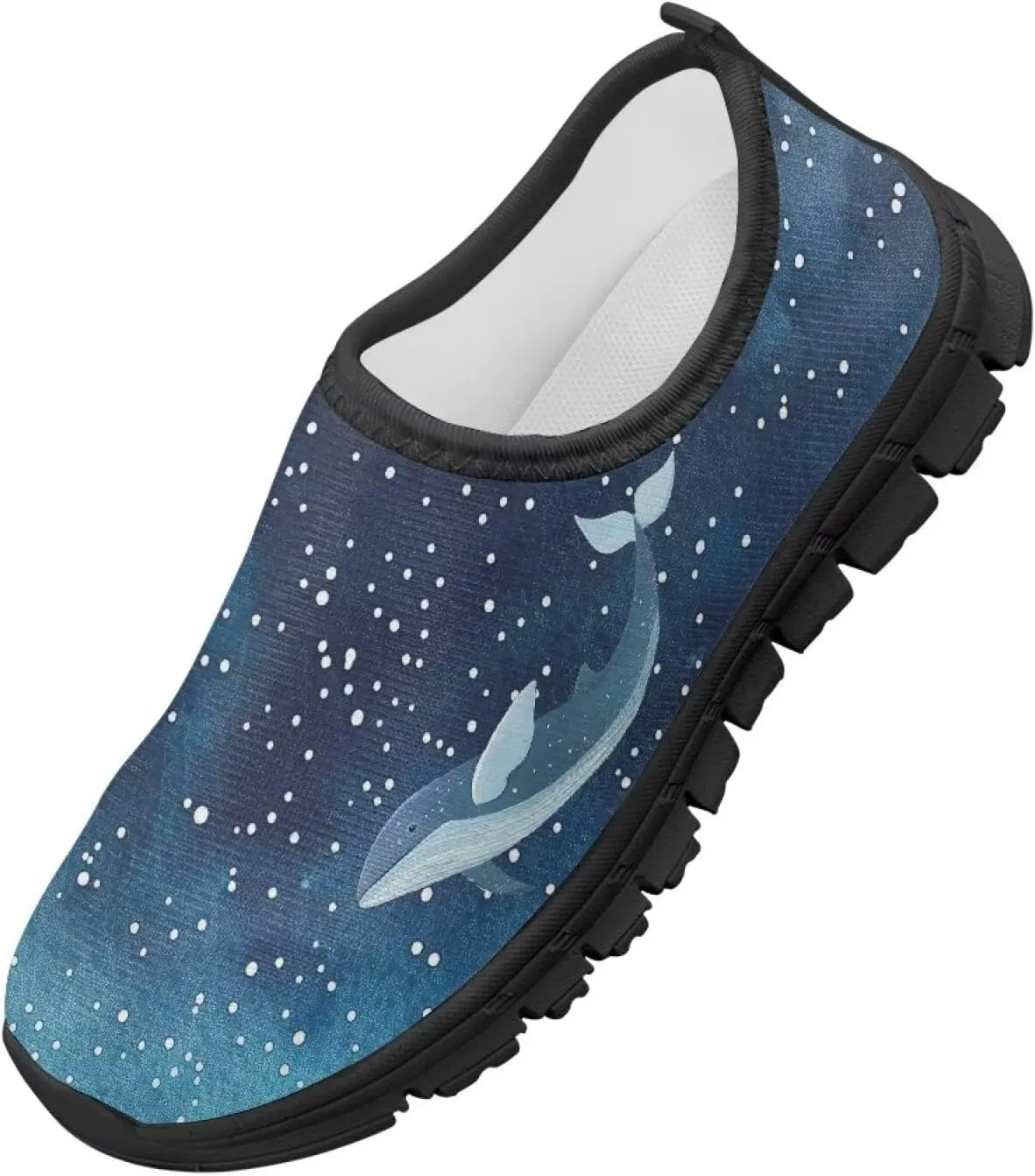 Slip On Walking Kids Sneakers Casual Loafers Non Slip Shoes Low Top Breathable Mesh Hiking Shoes Toddlers Black US 11-15