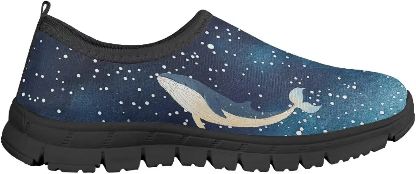 Slip On Walking Kids Sneakers Casual Loafers Non Slip Shoes Low Top Breathable Mesh Hiking Shoes Toddlers Black US 11-15