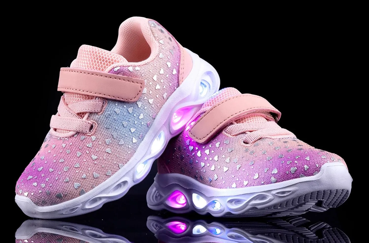 Toddler Girls Led Shoes Kids Light Up Sneakers