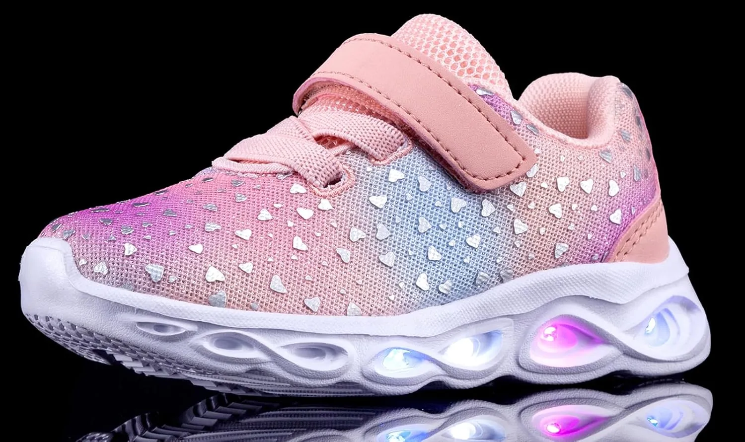 Toddler Girls Led Shoes Kids Light Up Sneakers