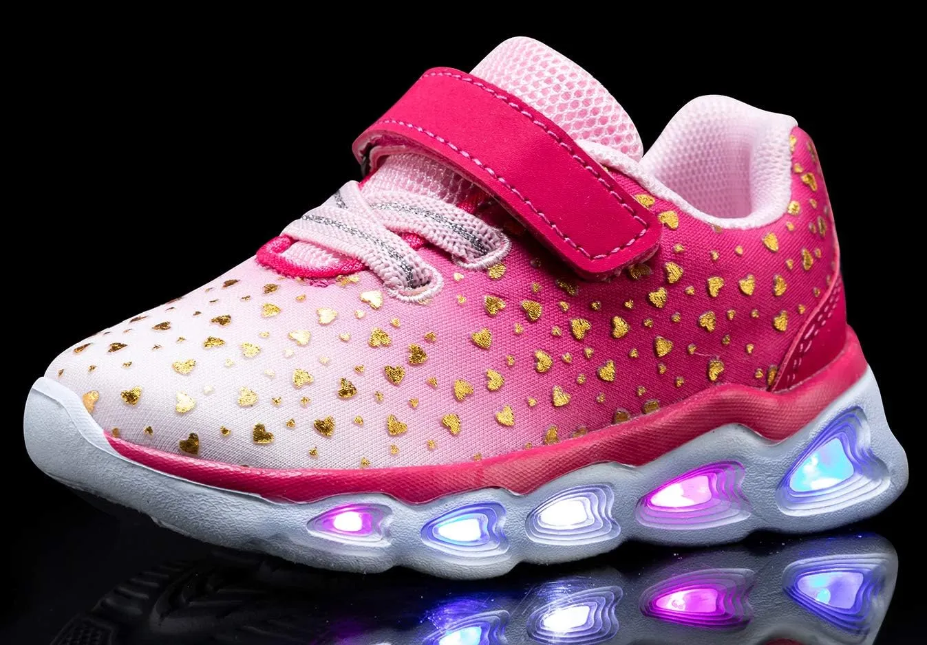 Toddler Girls Led Shoes Kids Light Up Sneakers