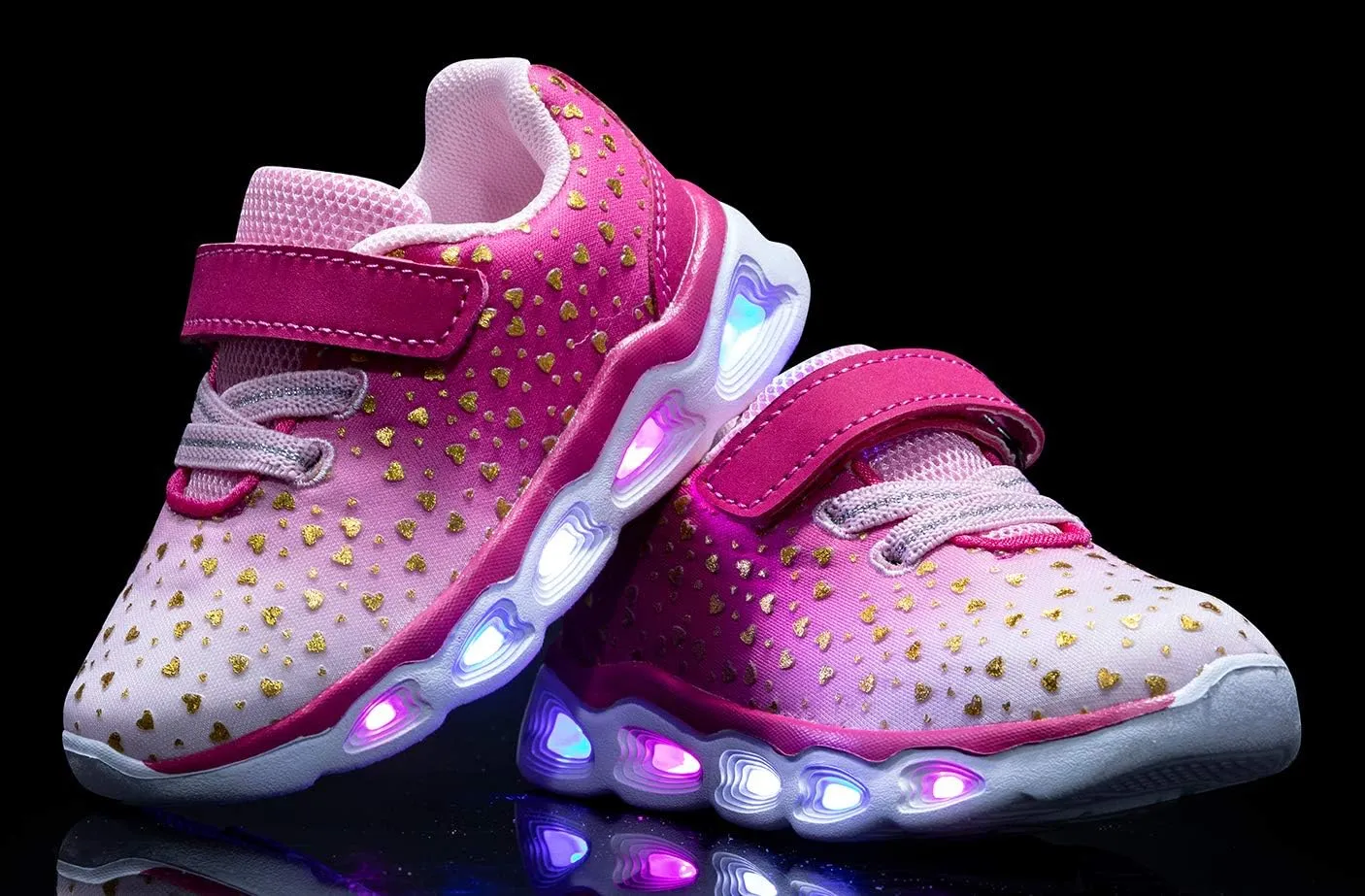 Toddler Girls Led Shoes Kids Light Up Sneakers
