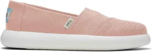 TOMS - Womens Alpargata Mallow Shoes, Size: 9.5 B(M) US, Color: Dust Pink Hrtg Canvas