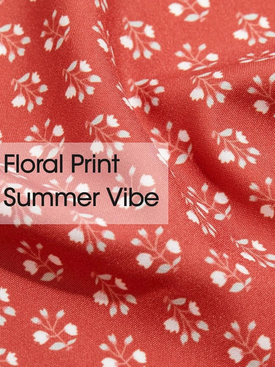Wenrine Womens Summer Floral Maxi Dress Smocked Tie Shoulder Boho Sleeveless Ruffle Tiered Casual Beach Dresses