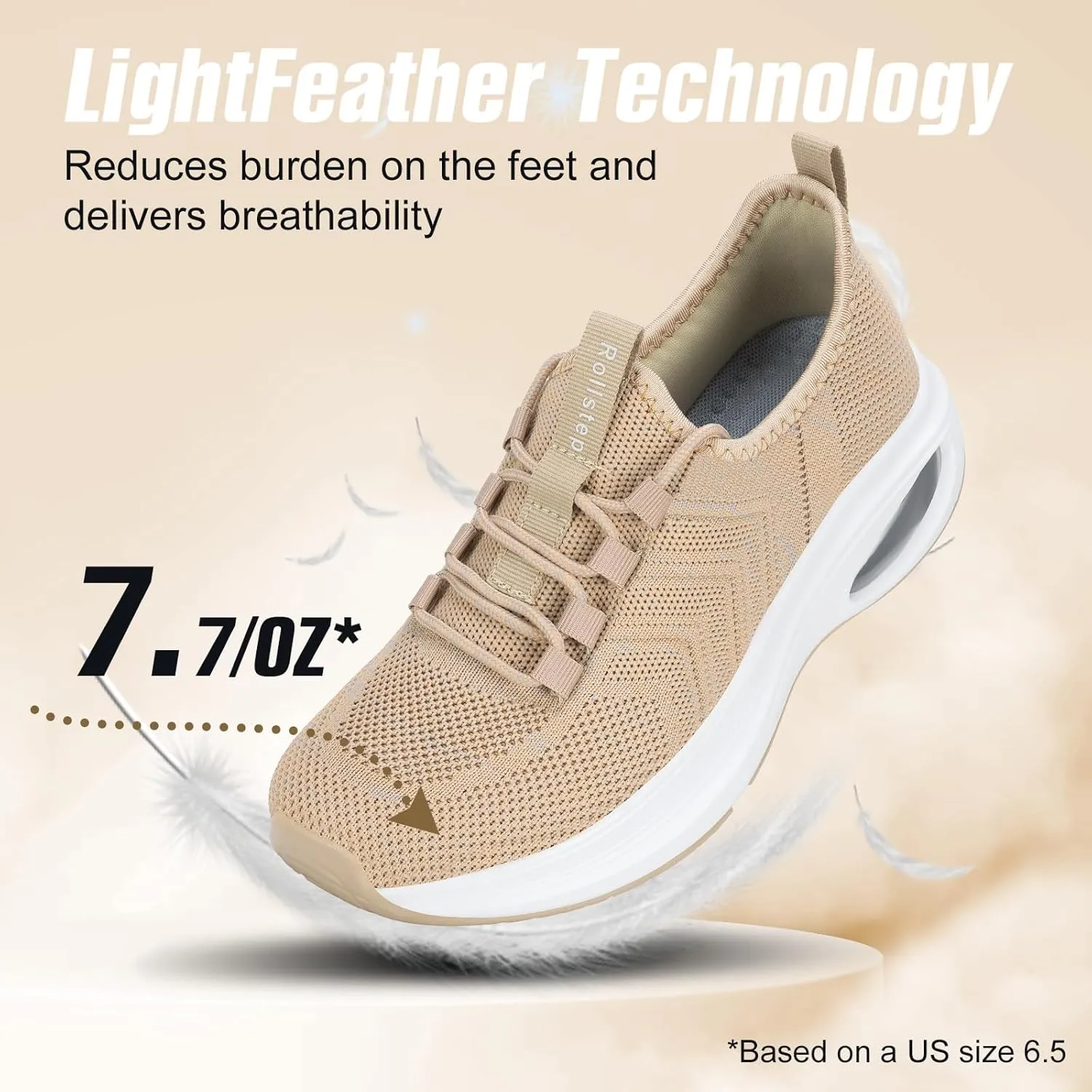 Wide Toe Box Shoes Women Extra Wide Width Sneakers Air Cushion Road Running Shoes Ultra Light Tennis Gym Workout Training Shoes Breathable Walking Shoes with Arch Support