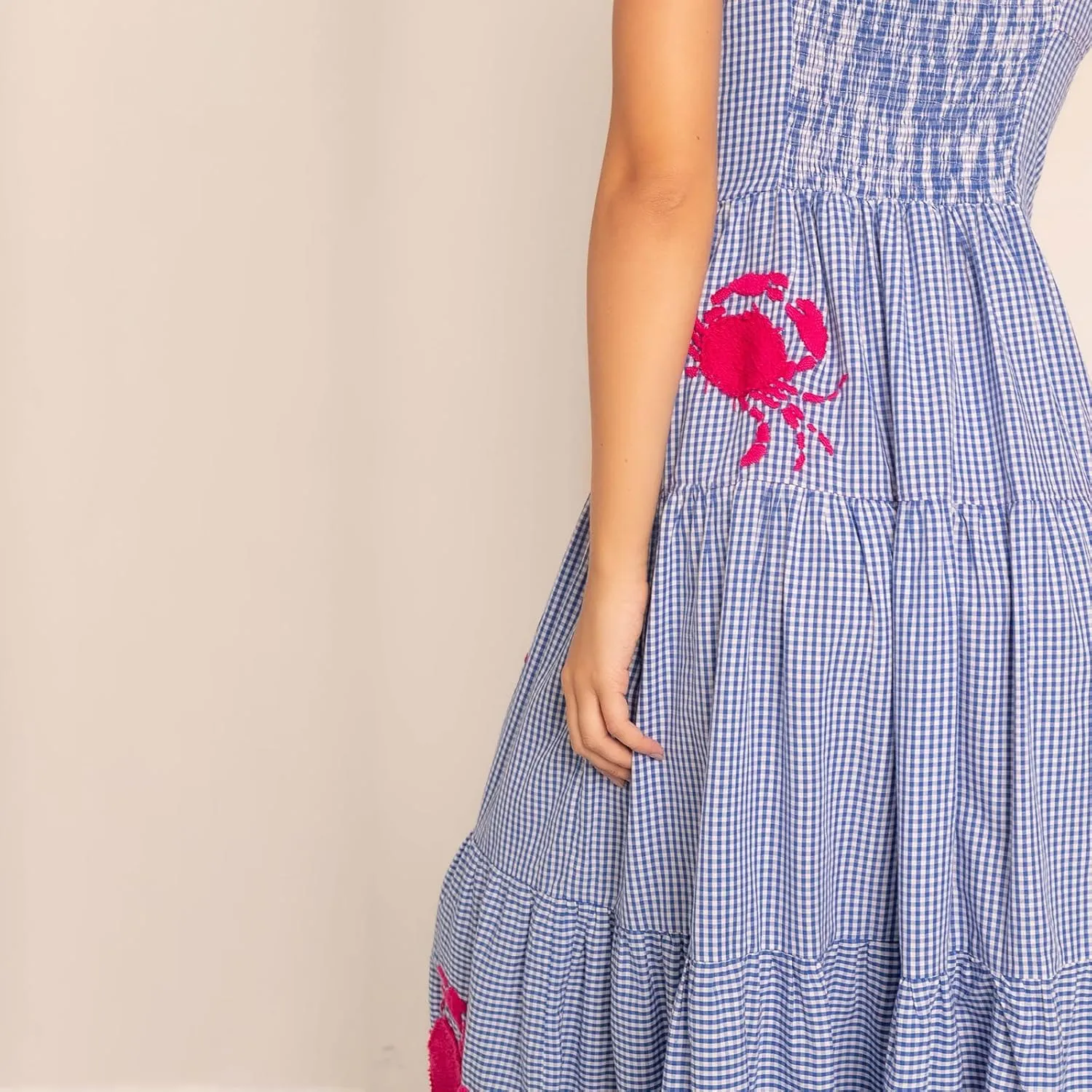 Women Boho Embroidered Cami Maxi Dress Sleeveless Floral Spaghetti Strap Maxi Dress Flowy Bohemian Summer Dresses