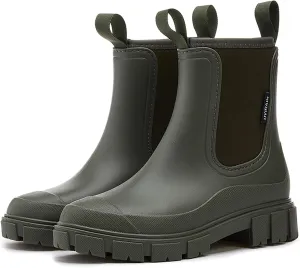 Women’s Ankle Rain Boots Waterproof Lightweight Slip Resistant Fashion Garden Booties