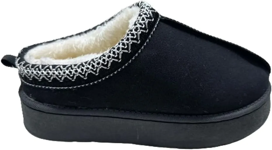 Women's Platform Mini Boots Short Ankle Boot Fur Fleece Lined Sneakers - Ice Angel Slipper Snow Sandals