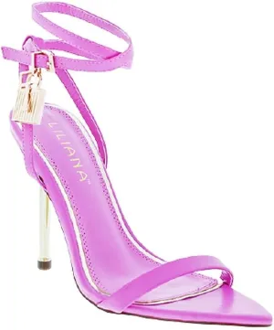 Womens Pointy Toe Stiletto High Heel Sandals